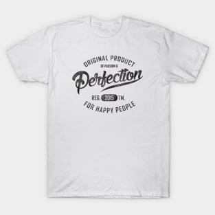 Vintage text print Perfection T-Shirt